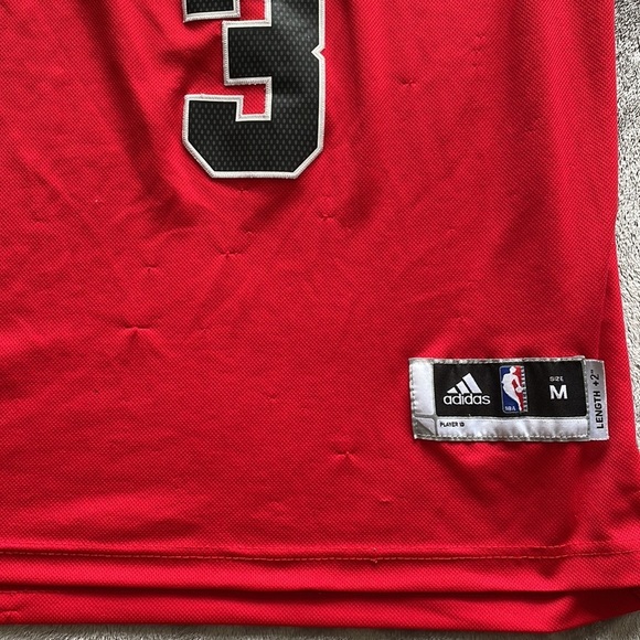 Dwayne Wade Chicago Bulls Jersey #3 Size M - Picture 4 of 5